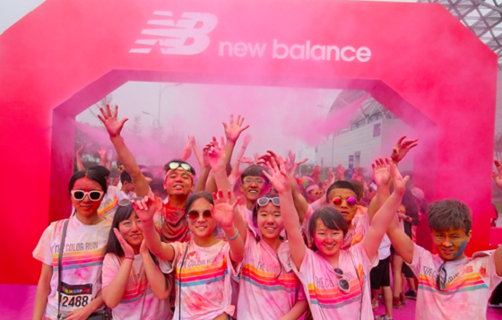 New Balance赞助最绚丽多彩的“ The Color Run